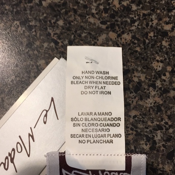 NWT Le Moda sheer floral print top - Picture 5 of 5